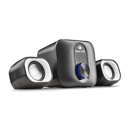 Ngs Altavoces Comet 2.1 - Sistema de Altavoces 2.1 con Subwoofer, 20W RMS Ngs Altavoces Comet 2.1 - Sistema de Altavoces 2.1 con Subwoofer, 20W RMS